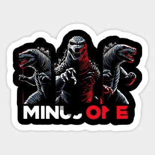 godzilla minus one Sticker